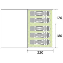 Brunner - Arqus Outdoor 5 - Tente De Groupe -Magasin D'Équipement De Plein Air brunner arqus outdoor 5 tente de groupe detail 5