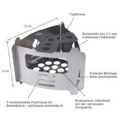 Bushcraft Essentials - Bushbox Ultralight - Réchaud à Combustible Sec -Magasin D'Équipement De Plein Air bushcraft essentials bushbox ultralight rechaud a combustible sec detail 2
