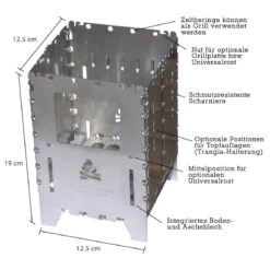 Bushcraft Essentials - Bushbox XL Profi Set - Réchaud à Combustible Sec 7 Bushcraft Essentials - Bushbox XL Profi Set - Réchaud à Combustible Sec -Magasin D'Équipement De Plein Air bushcraft essentials bushbox xl profi set rechaud a combustible sec detail 3