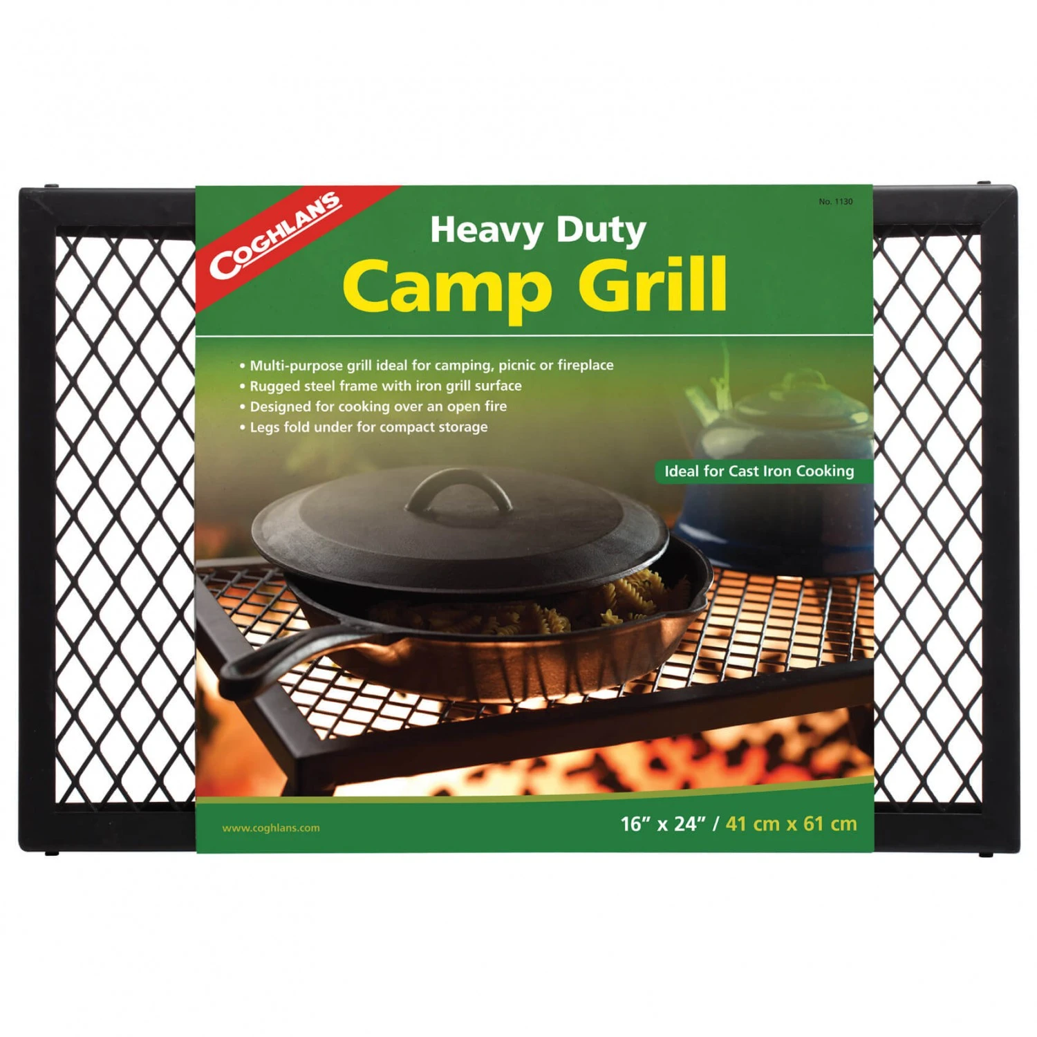 Coghlans - Heavy Duty Foldable Grill - Réchaud à Combustible Sec 3 Coghlans - Heavy Duty Foldable Grill - Réchaud à Combustible Sec – Image 2