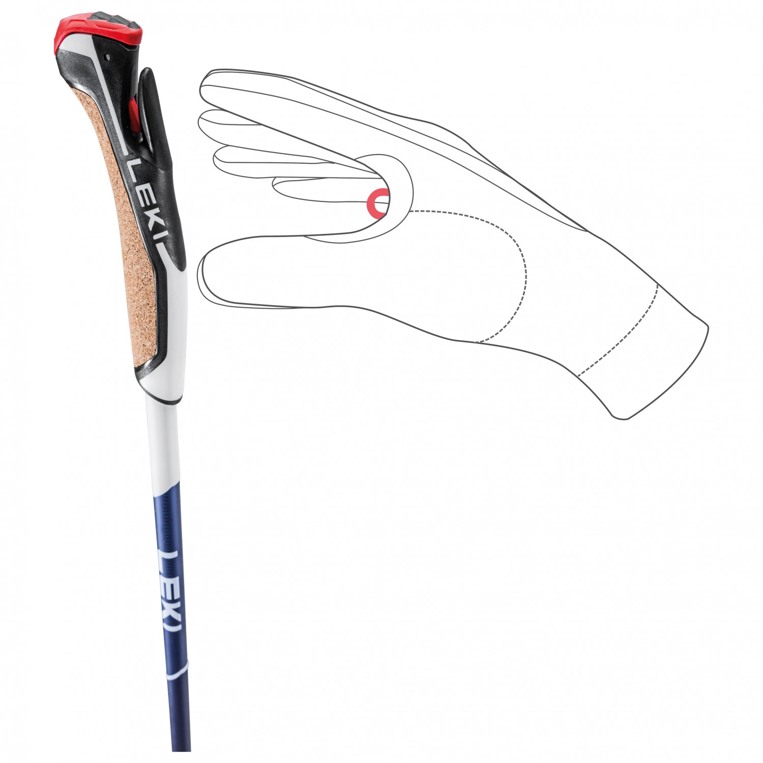 Leki - Smart Pacer Lite - Bâtons De Marche Nordique 8 Leki - Smart Pacer Lite - Bâtons De Marche Nordique – Image 6