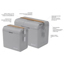 Outwell - ECOlux 24 Light Grey 12V/230V - Glacière -Magasin D'Équipement De Plein Air outwell ecolux 24 light grey 12v 230v glaciere detail 4