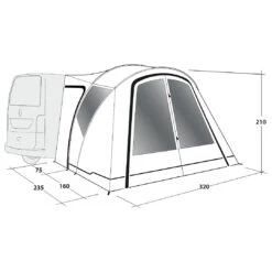 Outwell - Lakecrest - Auvent Camping-car -Magasin D'Équipement De Plein Air outwell lakecrest auvent camping car detail 4