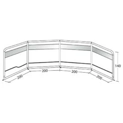 Outwell - Windscreen Air - Rallonge Pour Tente -Magasin D'Équipement De Plein Air outwell windscreen air rallonge pour tente detail 2