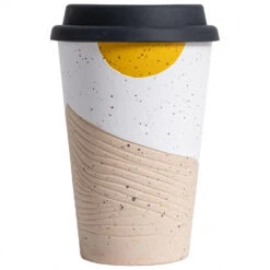 United By Blue - 12oz Ceramic Mug With Silicone Lid - Tasse -Magasin D'Équipement De Plein Air united by blue 12oz ceramic mug with silicone lid tasse 3