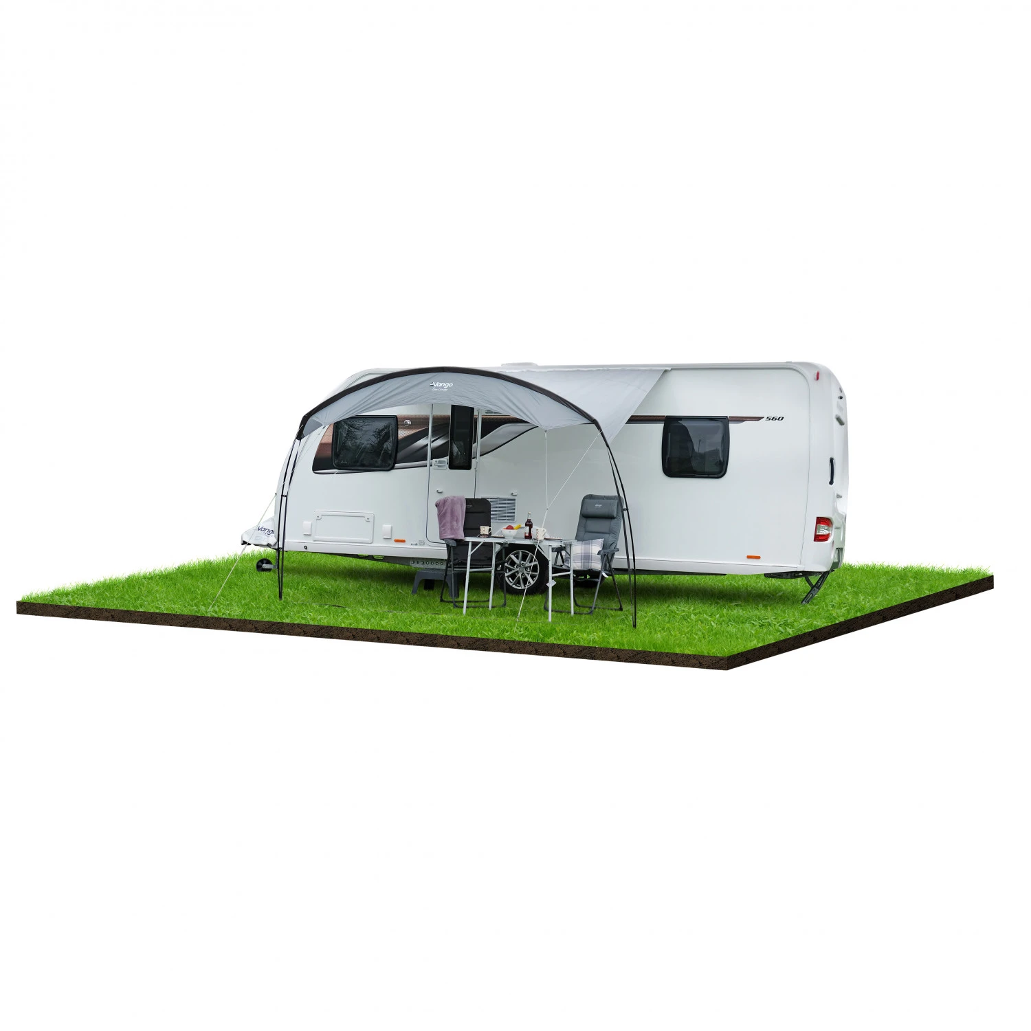 Vango - Poled Sun Canopy For Caravan & Motorhomes 3M - Auvent Camping-car 4 Vango - Poled Sun Canopy For Caravan & Motorhomes 3M - Auvent Camping-car – Image 2