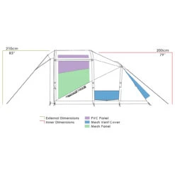 Zempire - Evo TS - Tente 4 Places -Magasin D'Équipement De Plein Air zempire evo ts tente 4 places detail 5
